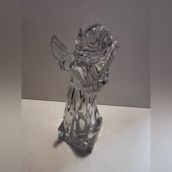 Crystal Mandolin Angel Very Heavy Like New, No Box Brand Unknown, - Picture 3 of 6